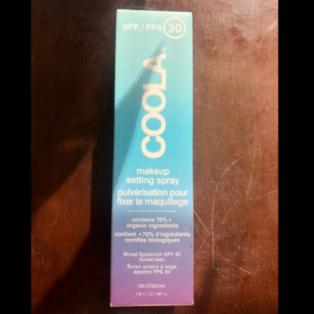 SOLD Coola Makeup setting spray